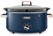 Tower T16043MNB Slow Cooker Cavaletto da 6,5 Litri con 3 Impostazioni di Calore, Manici Cool Touch, Elettrodomestici Cucina, Blu Notte e Oro Rosa