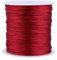 Cordino in nylon da 100 m per artigianato nylon di raso corda di nylon intrecciata corda di raso in nylon rosso per la creazione di perline