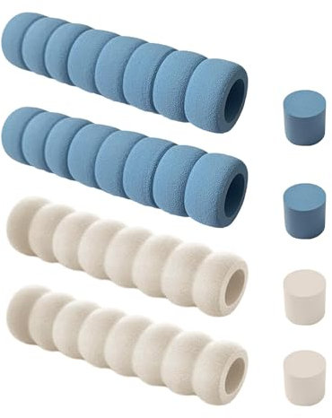 Koorium® 4 Pcs Door Handle Protectors, Anti-Collision and Anti-Static Protective Covers, Spiral Door Handle Buffer for Home and Classrooms