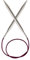 KnitPro Nova feste Stricknadeln – Rundstricknadeln 40 cm x 12 mm, Silver