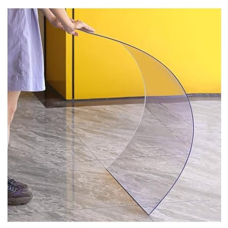 KANMR Lastra in Policarbonato, Lastra di Plastica Trasparente, Lastra Impermeabile for Coperture di Serre, Pannelli in Plastica for PC, Facili da Installare(0.8x2m/2.62x6.6ft)