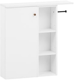Schildmeyer Bjarne Nischenschrank 158505, weiß matt, 70,7 x 17 x 74,3 cm