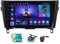 Android 13 9 Zoll QLED Touchscreen Autoradio Stereo für Nissan X-Trail 2013-2017 mit Wireless Carplay Android Auto/Car Local Weather/SWC/DSP/FM RDS DAB+ Radio/Bluetooth 5.0/GPS(NF-1)
