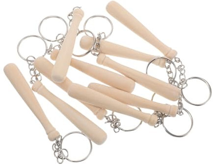 Homoyoyo 10stücke Mini Baseballschläger Schlüsselanhänger Anhänger Party Favors Tasche Für Baseball Fan Dekoration