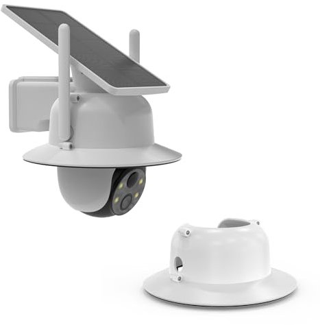 HOLACA Sun Rain Shade Camera Cover Compatible with AOSU 2K Surveillance Camera Outdoor Battery Solar