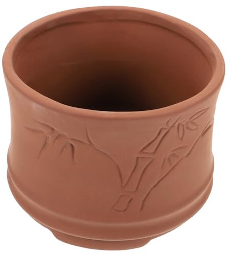 Toddmomy Macetero de Arcilla Morada Grandes macetas de vivero Planta Mini macetas de Terracota jardinería Gran Maceta de Terracota macetas de Flores Interiores Maceta de jardín gres