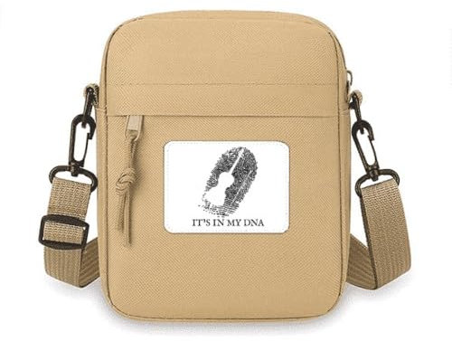 Mini borsa a tracolla con impronte digitali per violoncello musicale