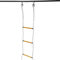 Escalera de incendios de 200 kg con ganchos, escalera de rescate, escalera de seguridad, 6 m, retardante de llama, escalera extensible para escalera de cuerda, escaladora portátil