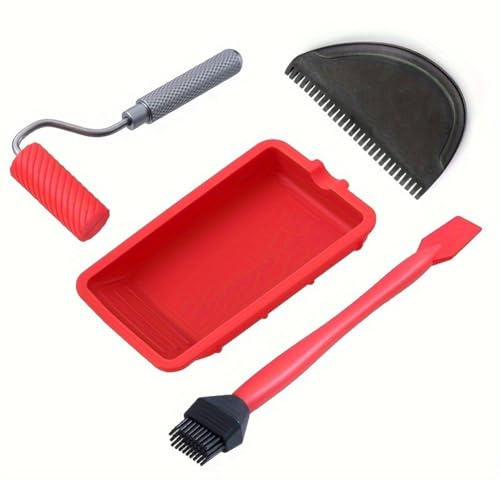Yoiimiya 4PCS Silicone Glue Applicator Kit Multifunctional Kit for Carpentry Glue Applicator Kit