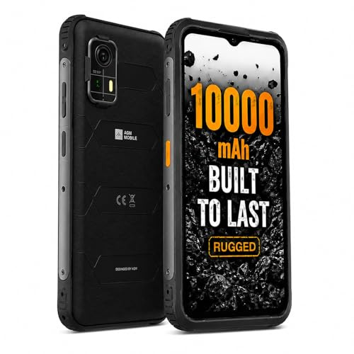AGM H MAX Smartphone robusto sbloccato, 4 GB RAM 128 GB ROM