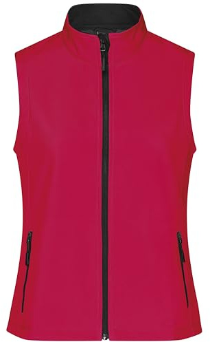 James & Nicholson Damen Softshell Weste - Taillierte Weste aus atmungsaktivem Softshell