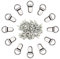 TUPARKA 50 Pack D Ring Picture Frame Hanging Hangers with Screws for Picture Hanging Home Decoration
