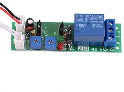 DC 5 V 12 V 24 V Módulo Temporizador Ciclico Ajustable, Relé On / Off Temporizador de Retardo (DC5 V, 0-24 hr)