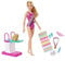 Barbie Doll Set with Puppy and Accessories for Swimming Theme, 33.3x23.5x6.7 cm, 0.32 kg, Ages 3 Years and Above