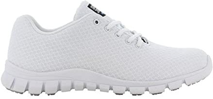 SAFETY JOGGER Leichte Arbeitsschuhe – Kassie - rutschfeste Sicherheitsschuhe für Herren und Damen, ideal für Pflege, Krankenhaus, Gastronomie oder Reinigung, Weiss, 39 EU