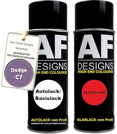 Alex Flittner Designs Spraydose für Dodge C7 Plum Crazy Purple Metallic | Spraydose für Dodge C7 Plum Crazy Purple Metallic – Ausführung und Lieferumfang gemäß gewählter Angebotsvariante