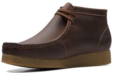 Clarks Shacre Boot, Scarpe Chukka Uomo, Beeswax, 43 EU