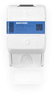 Zebra - ZSB Barcode Labels for Thermal Label Printer | Label Printer Cartridge - ZSB-LC106-2.25 x 1 inch (1,000 Labels in Cartridge) | Compatible with ZSB-Series Label Printer Machine