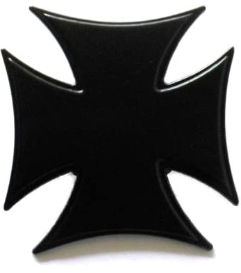 Generisch Eisernes Kreuz Iron Cross Biker Gürtelschnalle Gürtel schwarz