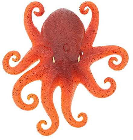 Warmhm 1stk Kugelfischmodell Spielzeug Oktopus-Spielzeug Aus Silikon Silikon-oktopus Für Aquarien Lustiges Streichspielzeug Gummi-oktopus Anti- Stress Tier Schwimmbad Kind Tauchen Plastik