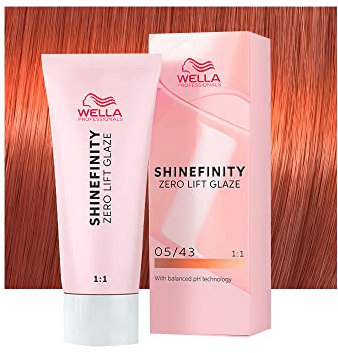 Wella Shinefinity Hot Chili 05/43 Golden Copper Chestnut 60ml - coloración demipermanente