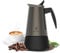 Cecotec Cafetera Italiana Piccolina 200 Gold, Capacidad 100 ml para 2 tazas, Diseño elegante en Acero, Filtro Acero Inoxidable, Apta para todas las superficies, Válvula de seguridad, Cierre silicona