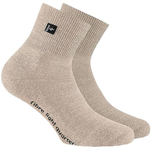Rohner advanced socks Fibre Light Quarter Socken, Sandelholz, EU 39-41