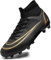 ASOCO DREAM Fußballschuhe Herren High-Top Stollen Fussballschuhe Kinder Jungen Professionelle Trainingsschuhe Sportschuhe Outdoor Athletics Football Schuhe,Schwarz,43 EU