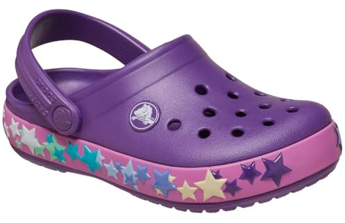 Crocs Unisexe Enfant Crocband Lights Clog T Sabots, Amethyst, 20/21 EU
