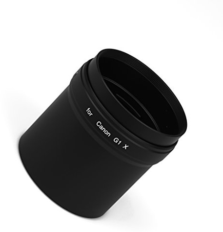 G1X Adapter Tubus 58mm kompatibel für Canon Powershot Filter Adaptertubus Nahlinse