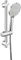 42CM Shower Riser Rail Kit Adjustable Shower Slide Bar with 5-Function Handheld Shower Head and 150CM Shower Hose SUS304 Stainless Steel Shower Holder Bracket Polished Finish