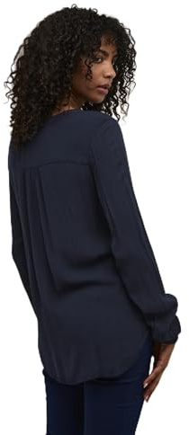 KAFFE Damen Bluse Langarm Amber Damen Bluse Amber Langarm V Ausschnitt Casual Shirt Lange Ärmel