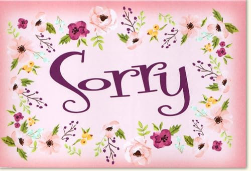 Tushita Grußkarte Entschuldigungskarte Sorry - mit Umschlag