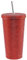 17 Oz Besetzter Bling Diamond Tumbler Glitzer-Wasserflasche mit Deckel Strass-Wasserflasche Edelstahl Vakuum-Thermo-Strohhalm-Becher Geschenk für Frauen Mutter Freundin(Rot)