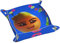 Smiley-Leder-Ablagetablett mit gelbem Birnenmuster, wasserdicht und leicht zu reinigen, für ordentliche Schlüssel, Uhr, Make-up und andere kleine Gegenstände. Klein