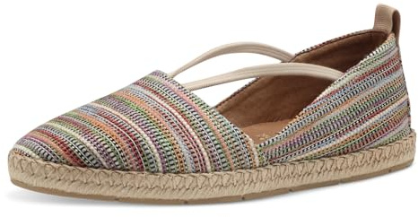 Tamaris Damen Klassische Ballerinas, Frauen Flats,Comfort Lining,TOUCHit-Fußbett,Slip-ons,klassisch elegant,Ballerinen,Multicolor,37 EU