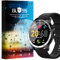 Skyband Compatible para [3 Pedazo Protector] 9H Protector De Pantalla De Cristal Templado Compatible para Smartwatch Fempoin Reloj Inteligente Hombre Mujer 1.43 T10 Pro (3 Pedazo Protector)