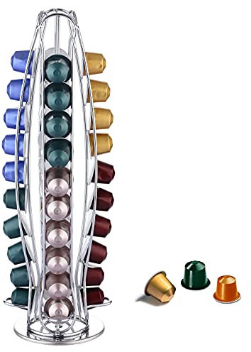 EXZACT Coffee Capsule Holder (Silver Curve)