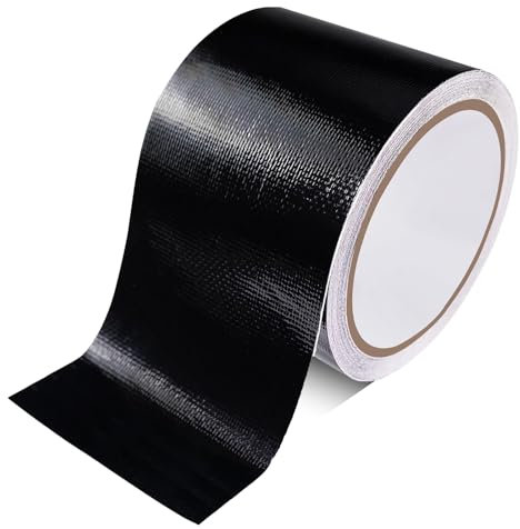 RV Awning Repair Tape 3in x 25ft Black, Fabric Repair Tape Waterproof & UVproof & Heat-Resistant Outdoor Repair Patch Kit, Heavy Duty Tear Fix for Canvas Tarp, Tent, Boat Covers, Canvas Sail, Canopy