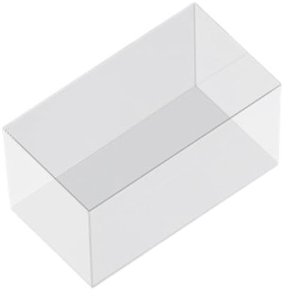 Luckxing Aquarium Becken 29x15x15.5 cm Rechteckig Hoher Transparenter Rahmenloses Glasbecken Für Fische Und Wasserpflanzen, Aquarium Becken Stoßfest