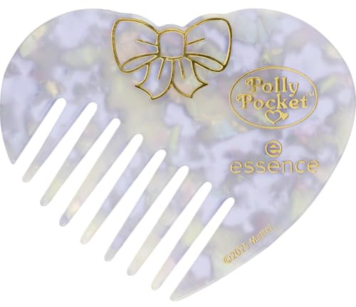 essence Polly Pocket hair comb, Aufbewahrung, Nr. 01, Mehrfarbig, Nanopartikel frei, 1er Pack (1pcs)