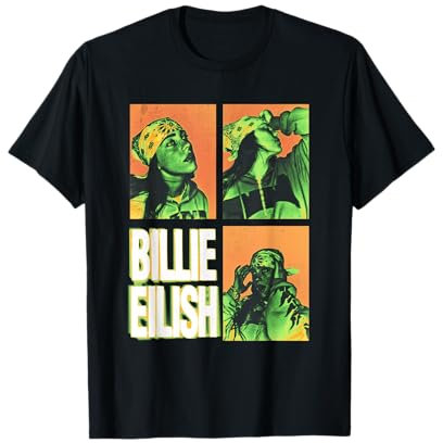 Offizielles Billie Eilish Hit Me Hard and Soft Fotoquadrate T-Shirt