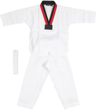 Cryfokt Kids Sports Karate Uniform with Belt Soft Breathable Material for