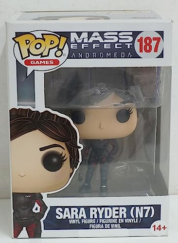 Funko - Mass Effect Andromeda-Sarah Ryder (N7) Sammelfigur aus Vinyl, Mehrfarbig, Einheitsgröße (889698129305)