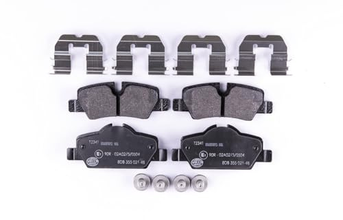 HELLA 8DB 355 021-481 Brake pad set - prepared for wear indicator - T2341