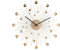 Karlsson Sunburst Wanduhr Ø 50 cm Crystal Gold