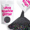 Hemway Ultra Sparkle Glitter - Black Holographic | Ultrafine Metallic Flakes for Resin & Epoxy Crafts | Supplies for Tumblers, Festival, Hair, Face, Body, Eye & Nail Art Decoration | 100 g