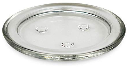 Kerzen-Untersetzer aus Glas