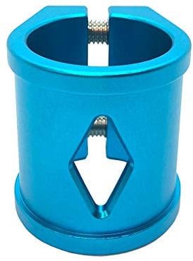 Liberty Diamond 3 Bolt Oversized Scooter Clamp HIC (Blue)