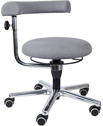 EDUPLAY 110444 Erzieher/in Stuhl, 34-41 cm, Ø 61 x 41 cm, grau